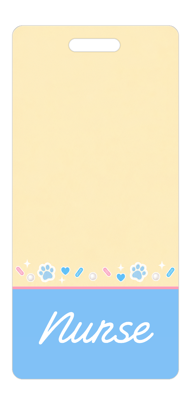 Badge Buddy — Blue Paw Pearl