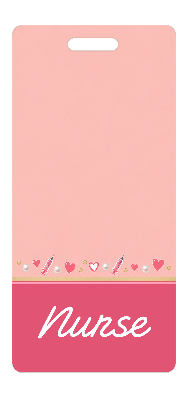 Badge Buddy — Coral Care Hearts