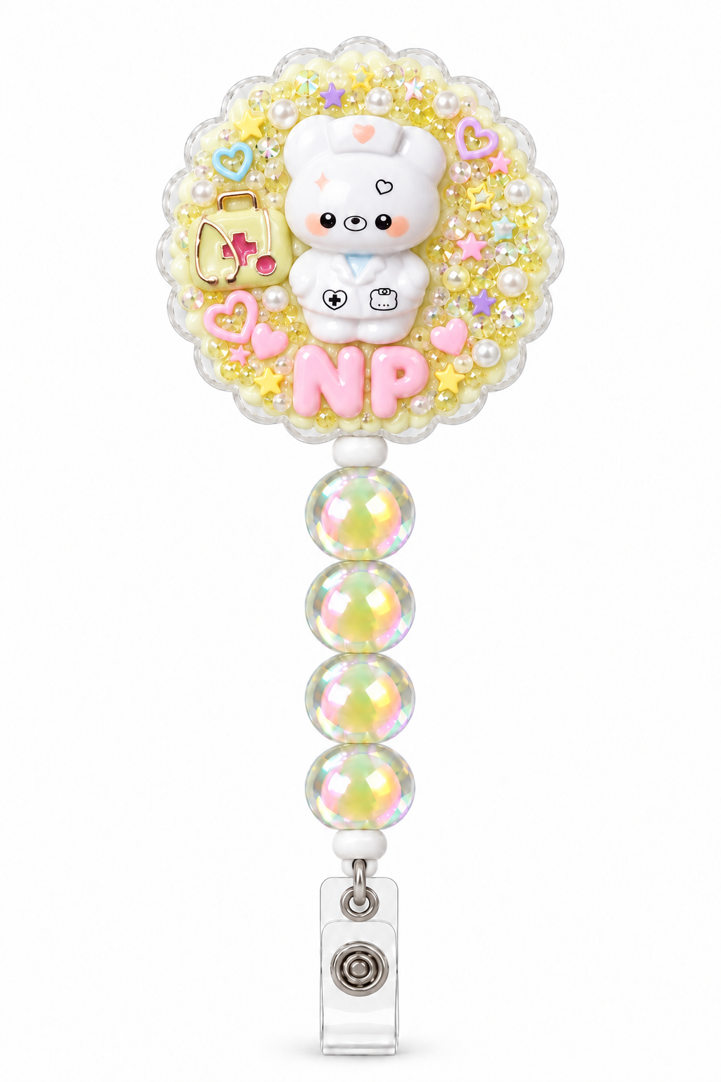 Clinic Bear NP decoden cream badge reel finished product