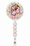 ENDO Floral decoden cream badge reel finished design