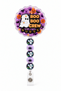Boo Boo Crew Nurse Halloween decoden cream badge reel finished product