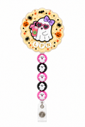 Tropical Ghost LPN Halloween decoden cream badge reel finished product