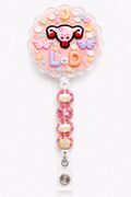 L+D Labor and Delivery decoden cream badge reel finished design
