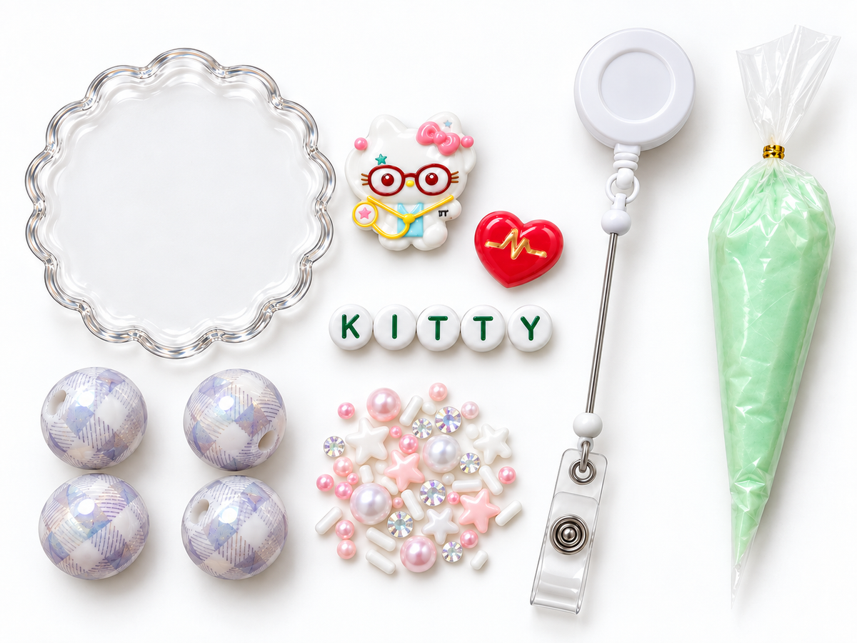 Mint Kitty Medic DIY kit contents