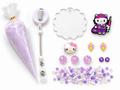 Lavender RN Kitty DIY badge reel kit contents