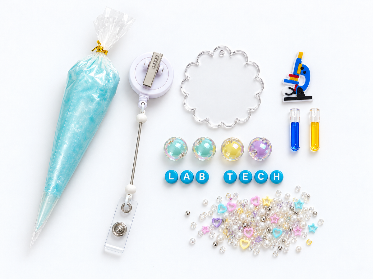 LAB TECH microscope DIY kit contents