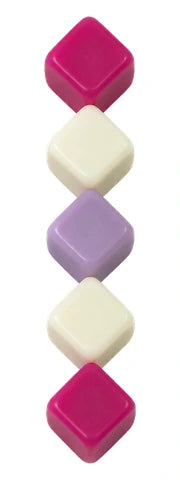 Magenta &amp; lilac cubes