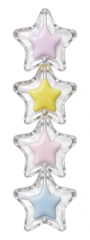 Clear stars · pastel star core